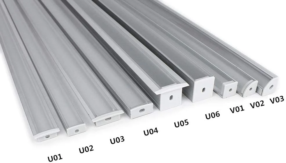 V Shape LED Channel V01-A – 12mm | Silver / Black | Milky White Cover | With Installation Accessories | – Heavy-Duty Aluminum Profile – 1m / 2m / 3m | 50 / 100-Pack - Image 6