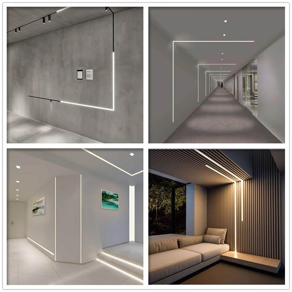 V Shape LED Channel V03-A – 12mm | Silver / Black | Milky White Cover | With Installation Accessories | – Standard Aluminum Profile – 1m / 2m / 3m | 50 / 100-Pack - Image 13