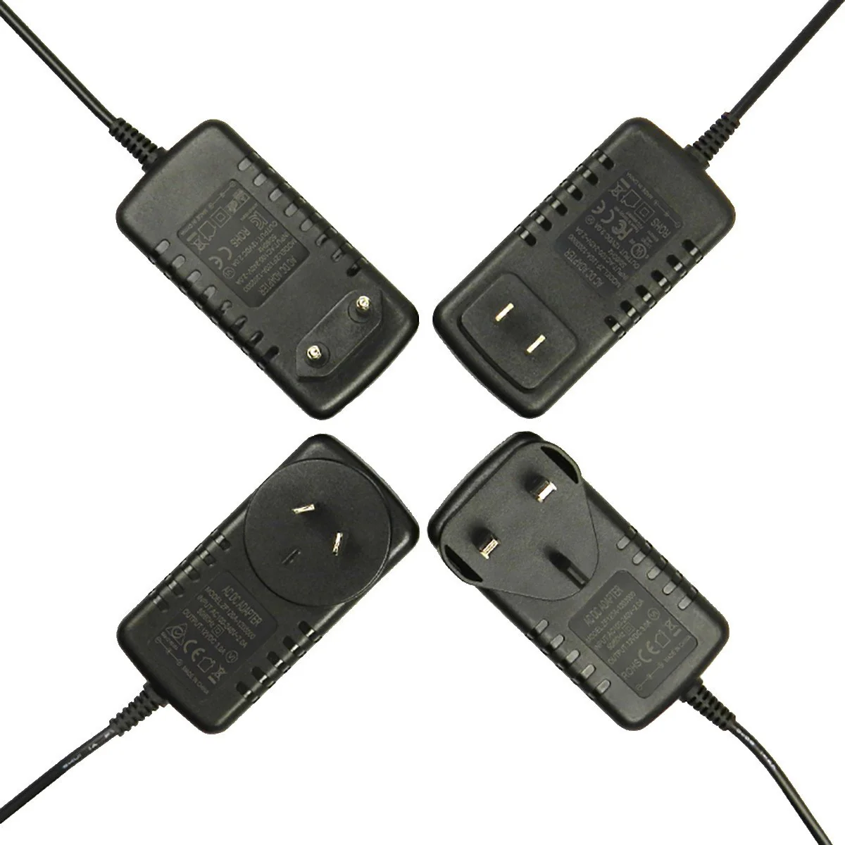 Wall Plug-in CE Certificated LED Adapter Power Supply 110-220V AC to 12V/24V DC - Image 5