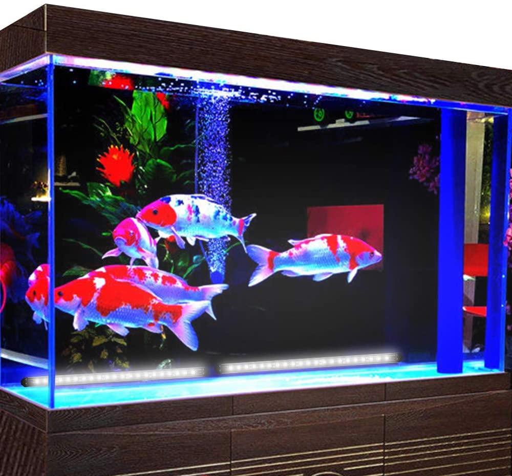 Waterproof LED Under Cabinet Light 12V 5050 Strip Light 13inch Black LED Bar for Tank (2Pack) - Image 5