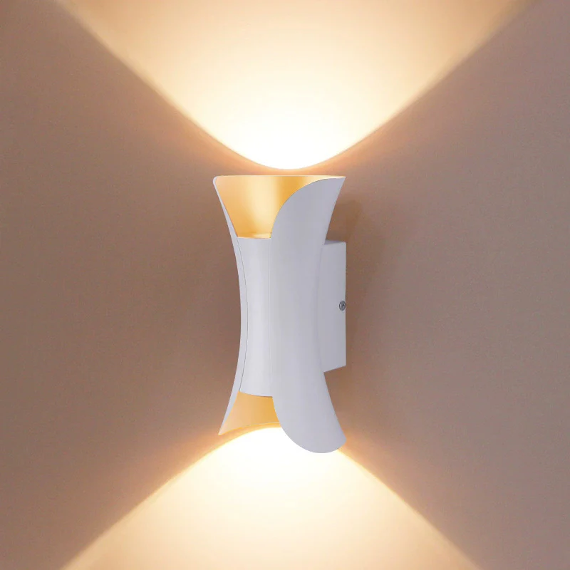 Waterproof LED Wall Light - 6W / 10W / 20W / 30W | 3000K / 6500K | White / Black / Black & Golden / White & Golden | Up & Down Outdoor Wall Sconce for Porch, Garden, Balcony & Indoor Decoration | Aluminum Housing | IP65 | 2-Pack - Image 39
