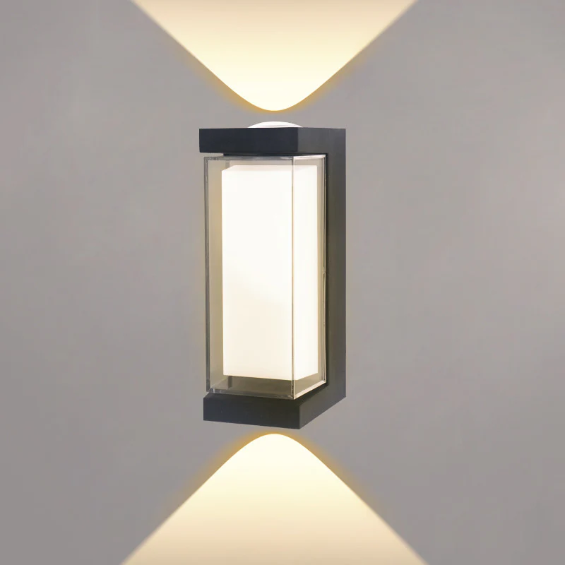 Waterproof LED Wall Light - 7W | 3000K / 6500K | Square / Round | Up & Down Outdoor Wall Sconce for Porch, Garden, Balcony & Indoor Decoration | Plastic Housing | IP65 | 4-Pack - Image 11