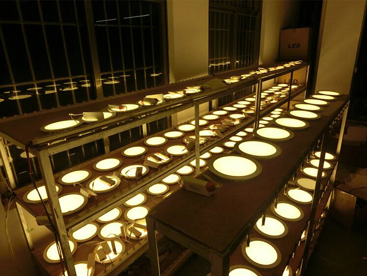 White Trim LED Panel Light 10mm Thick Round Shape Low Profile Recessed Ceiling Panel Lamp 100-240 V AC - Image 9