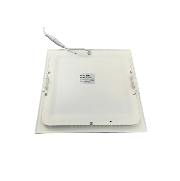 White Trim LED Panel Light 10mm Thick Square Shape Low Profile Recessed Ceiling Panel Lamp 100-240V AC - Image 5