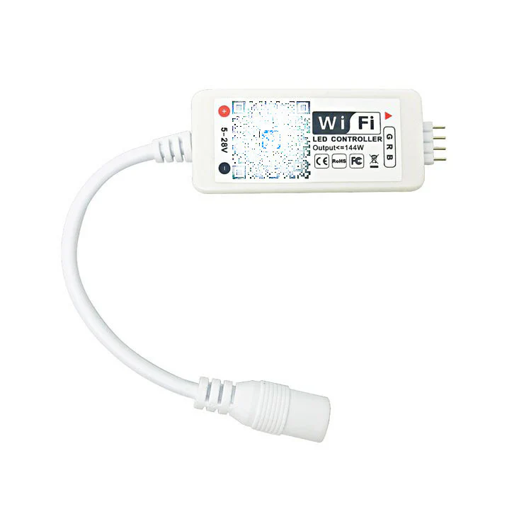 WiFi RGB/RGBW LED Strip Controller – DC5V-24V | WiFi App Control with Optional 24-Key Remote | For LED Strips - Image 3