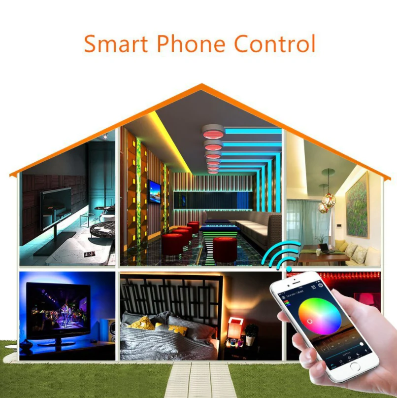 WiFi RGB/RGBW LED Strip Controller – DC5V-24V | WiFi App Control with Optional 24-Key Remote | For LED Strips - Image 4