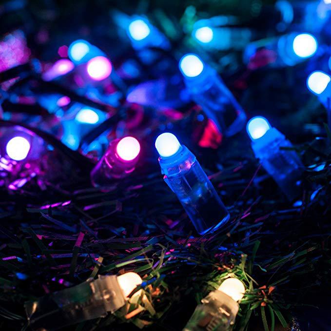 WS2811 RGBIC Addressable 12mm LED Pixel String Light, 50pcs/String, 0.3W DC12V IP67 Waterproof Color-Changing Dot Light for Channel Letter Signs, Advertising Boards & Architectural Lighting - Image 9
